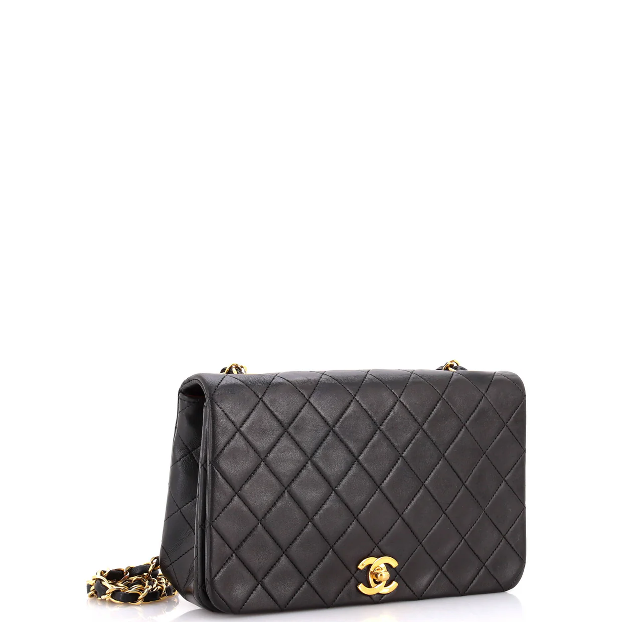 Vintage CC Chain Flap Bag Quilted Lambskin Mini - Deep Luxury