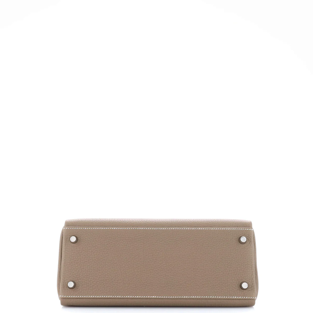 Kelly Handbag Grey Togo with Palladium Hardware 28 - Deep Luxury