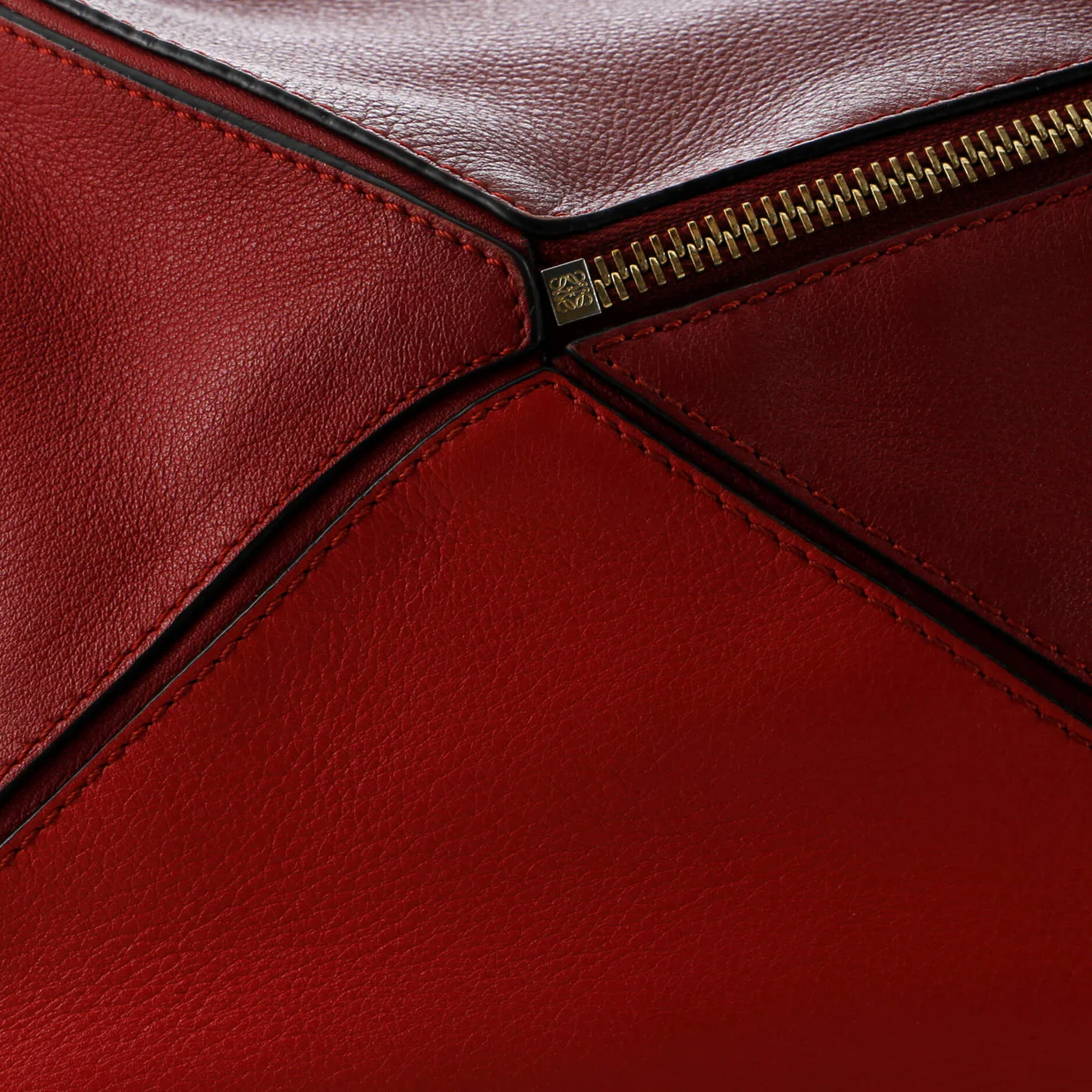 Puzzle Bag Leather Medium - Deep Luxury