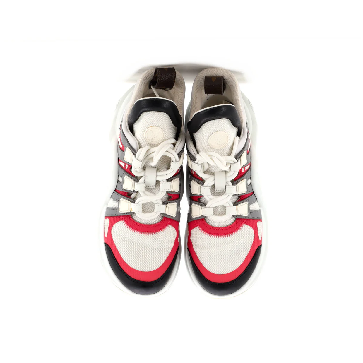 Women's LV Archlight Sneakers Fabric and Leather - Deep Luxury