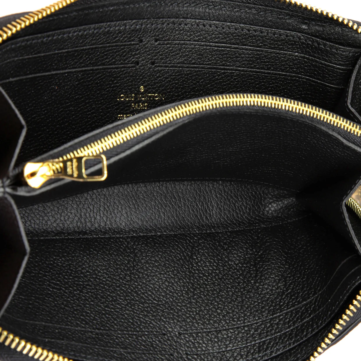 Clemence Wallet Monogram Empreinte Leather - Deep Luxury