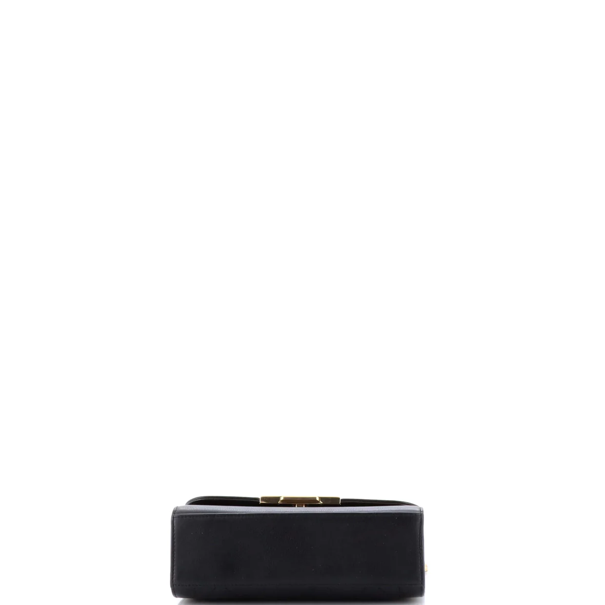 Label Click Flap Bag Quilted Calfskin Small - Deep Luxury