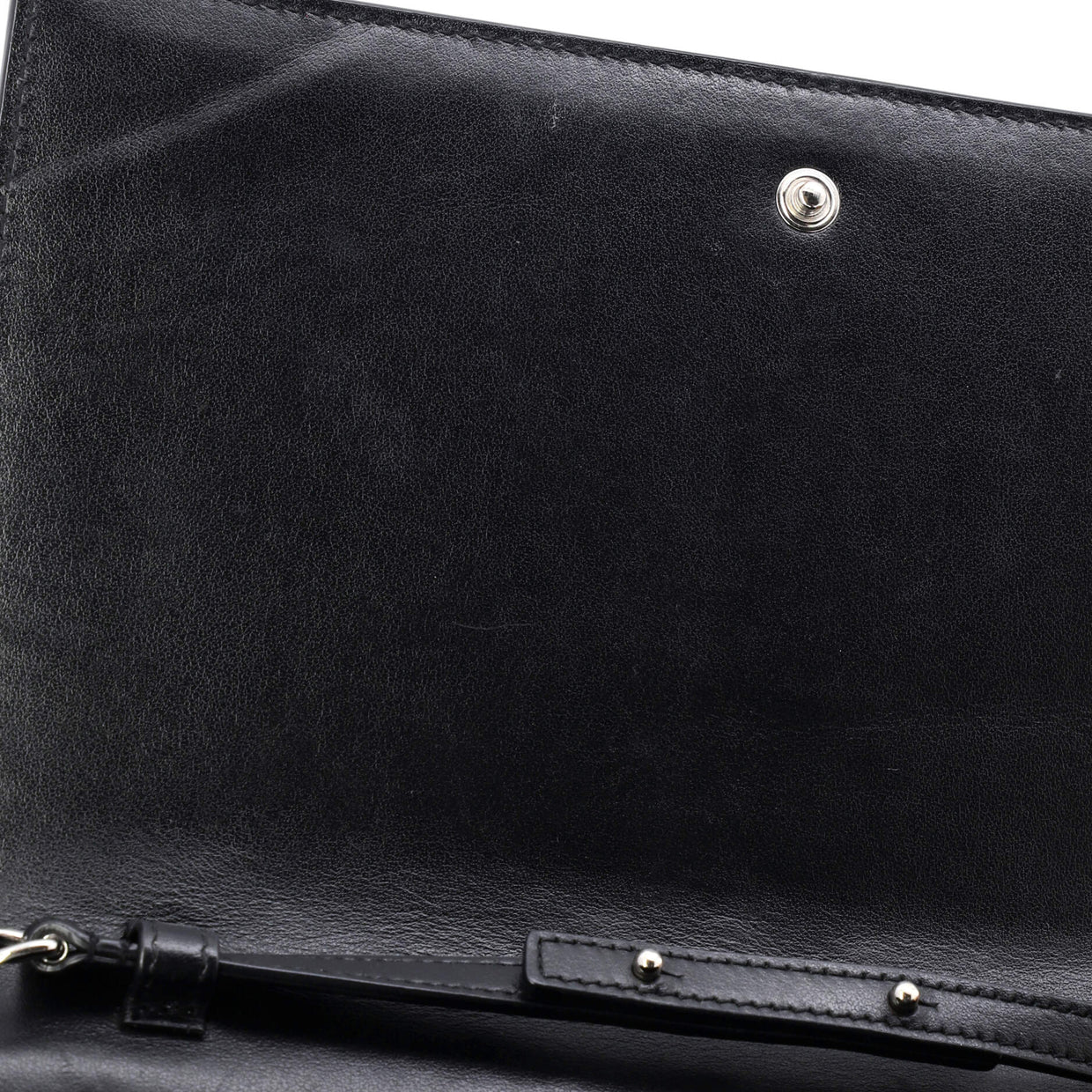 Classic Monogram Wallet on Chain Crocodile Embossed Leather - Deep Luxury