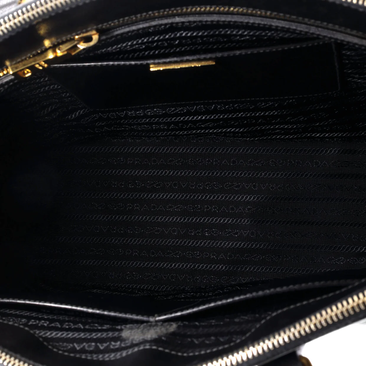 Double Zip Lux Tote Saffiano Leather Large - Deep Luxury