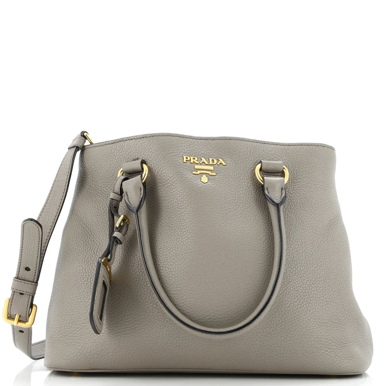 Convertible Open Shopping Tote Vitello Daino Medium - Deep Luxury