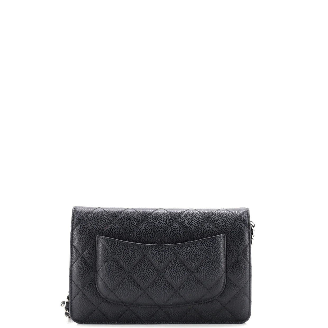 Wallet on Chain Quilted Caviar - Deep Luxury