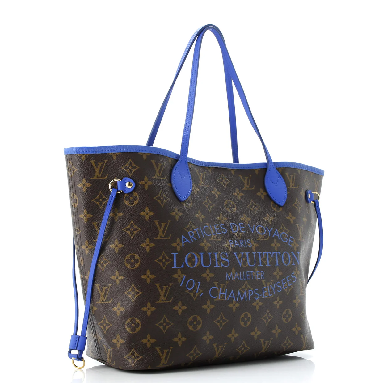 Neverfull Tote Limited Edition Ikat Monogram Canvas with Leather MM - Deep Luxury