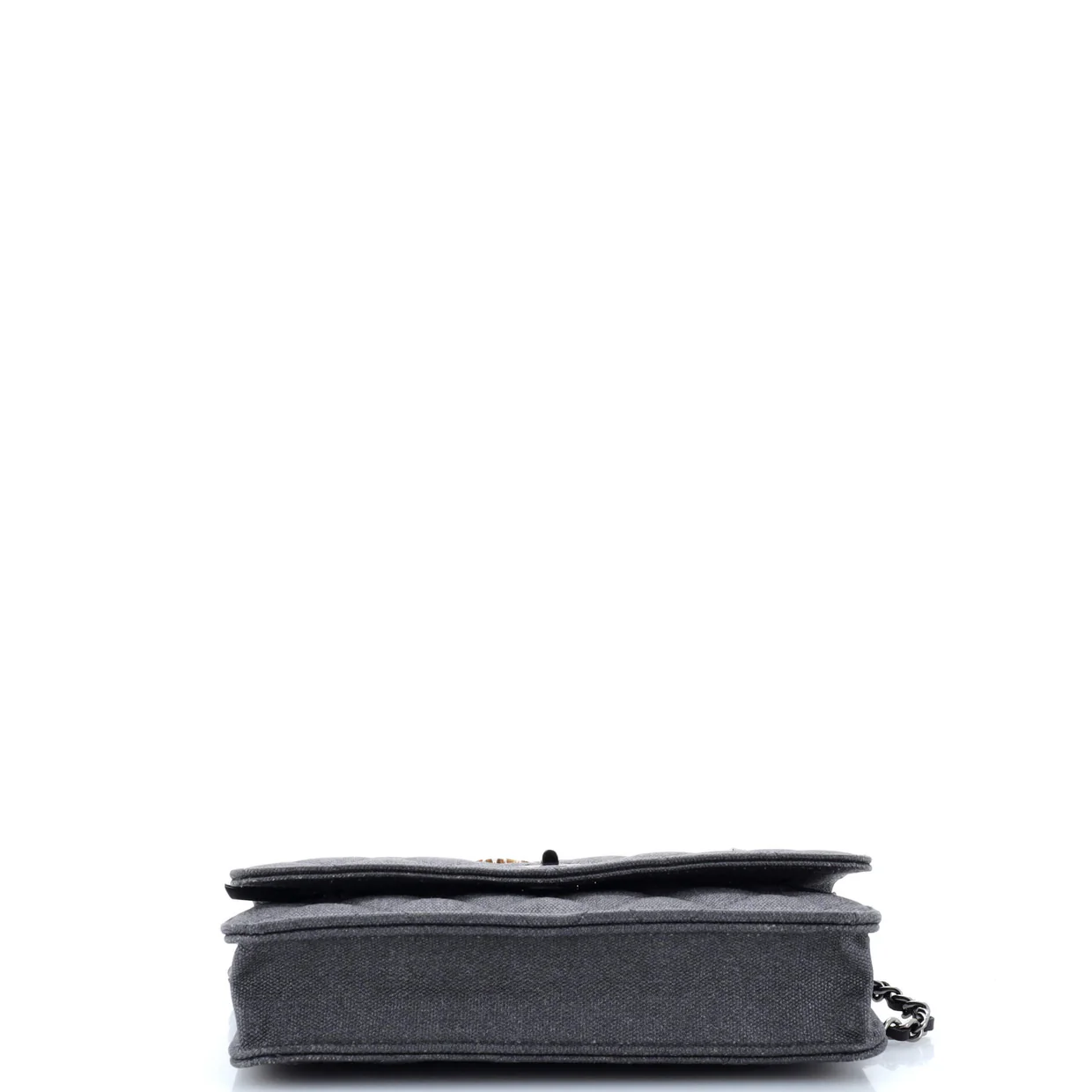 Space Charms Reissue 2.55 Wallet on Chain Quilted Canvas - Deep Luxury