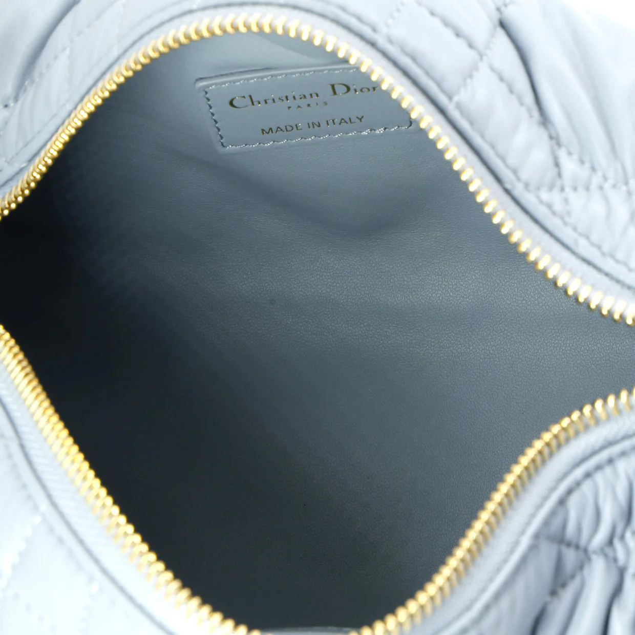 DiorTravel Nomad Pouch Macrocannage Quilt Calfskin Medium - Deep Luxury