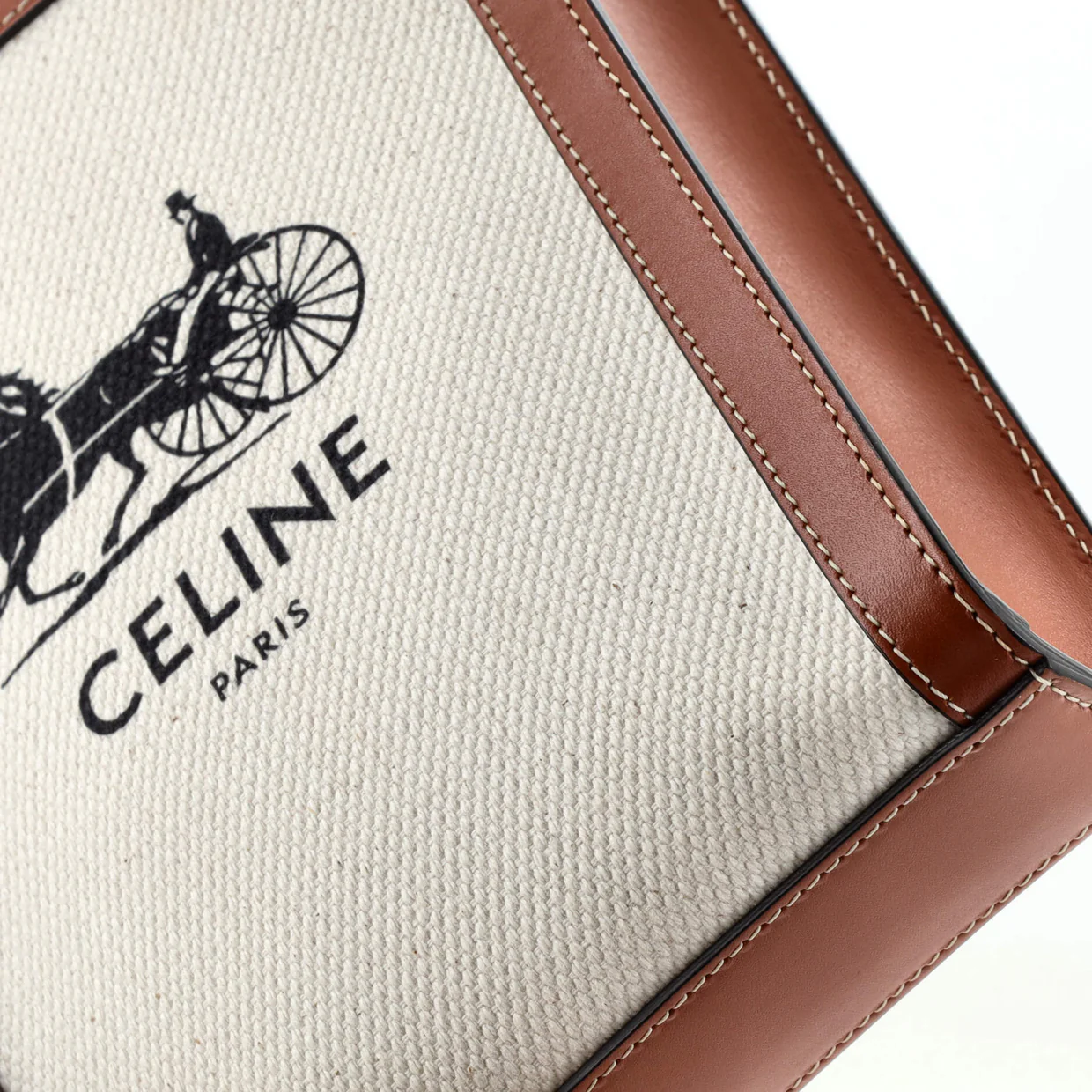 Sulky Vertical Cabas Tote Canvas with Leather Mini - Deep Luxury