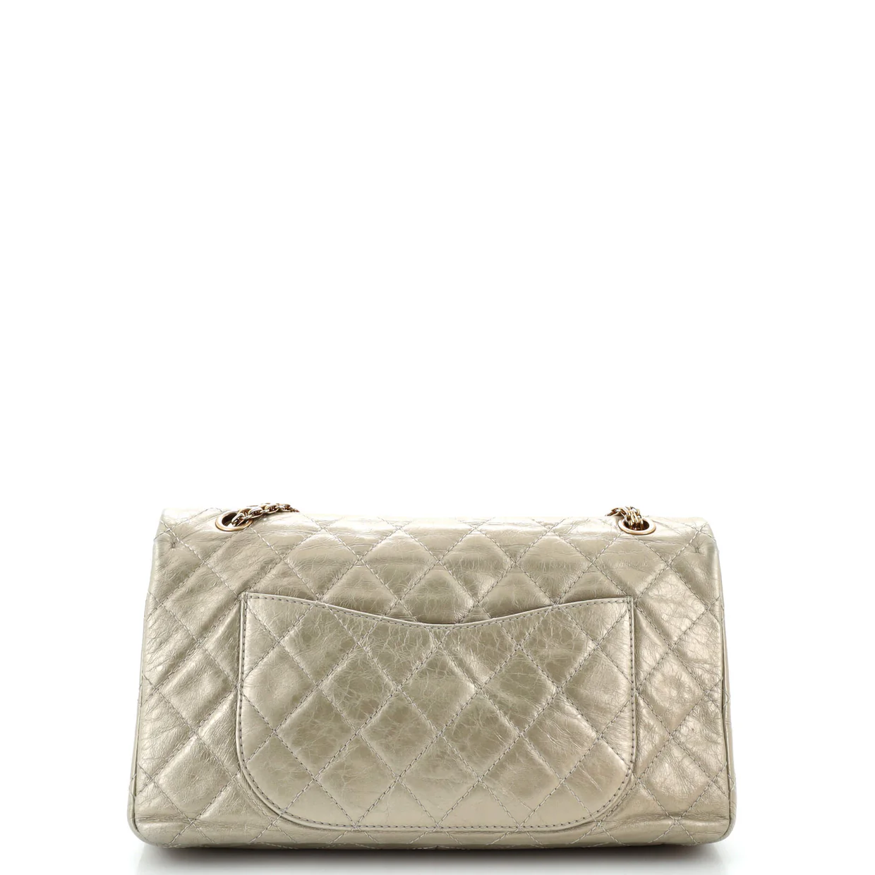 Reissue 2.55 Flap Bag Quilted Metallic Aged Calfskin 226 - Deep Luxury