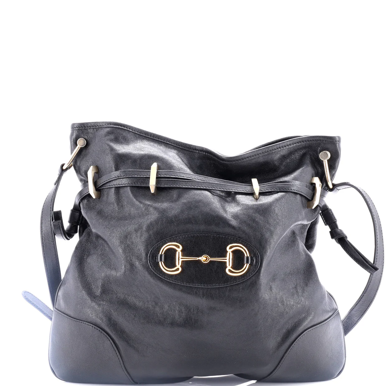 Horsebit 1955 Messenger Bag Leather Large - Deep Luxury