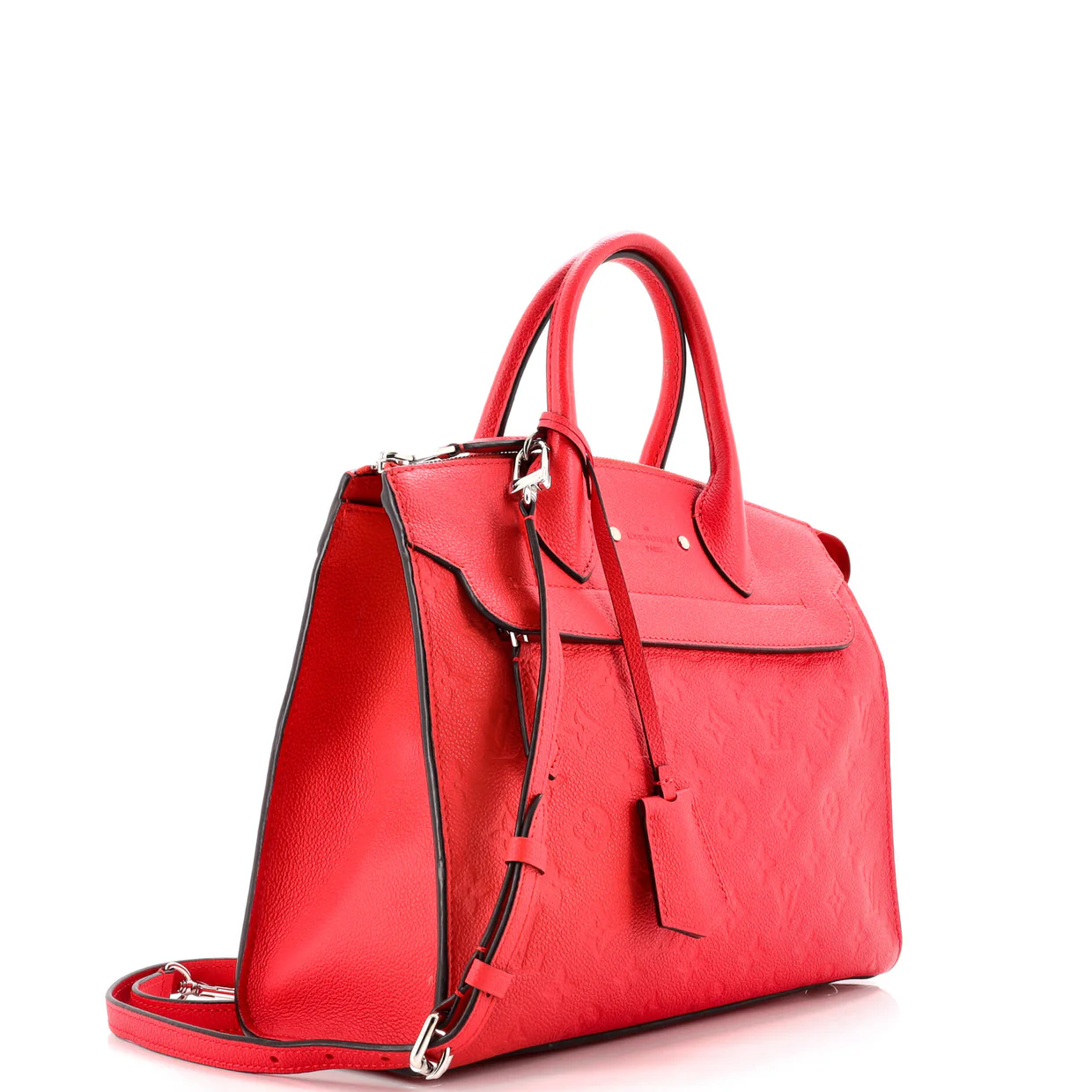 Pont Neuf Handbag Monogram Empreinte Leather MM - Deep Luxury