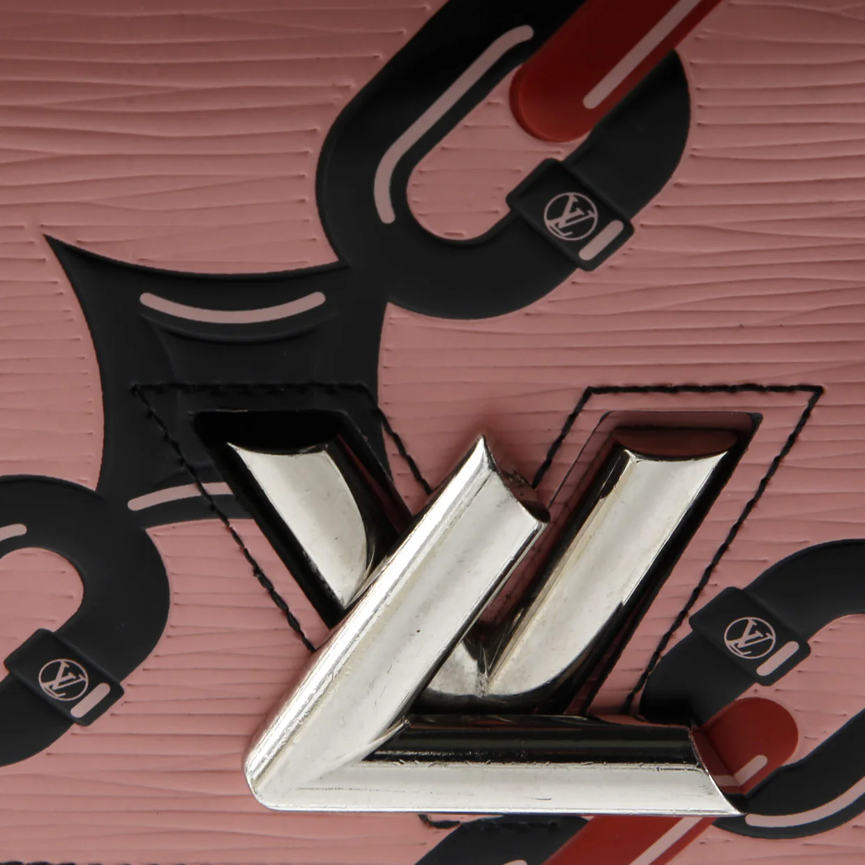 Twist Chain Wallet Limited Edition Print Epi Leather - Deep Luxury