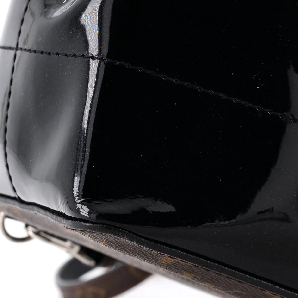 Hot Springs Backpack Vernis with Monogram Canvas - Deep Luxury