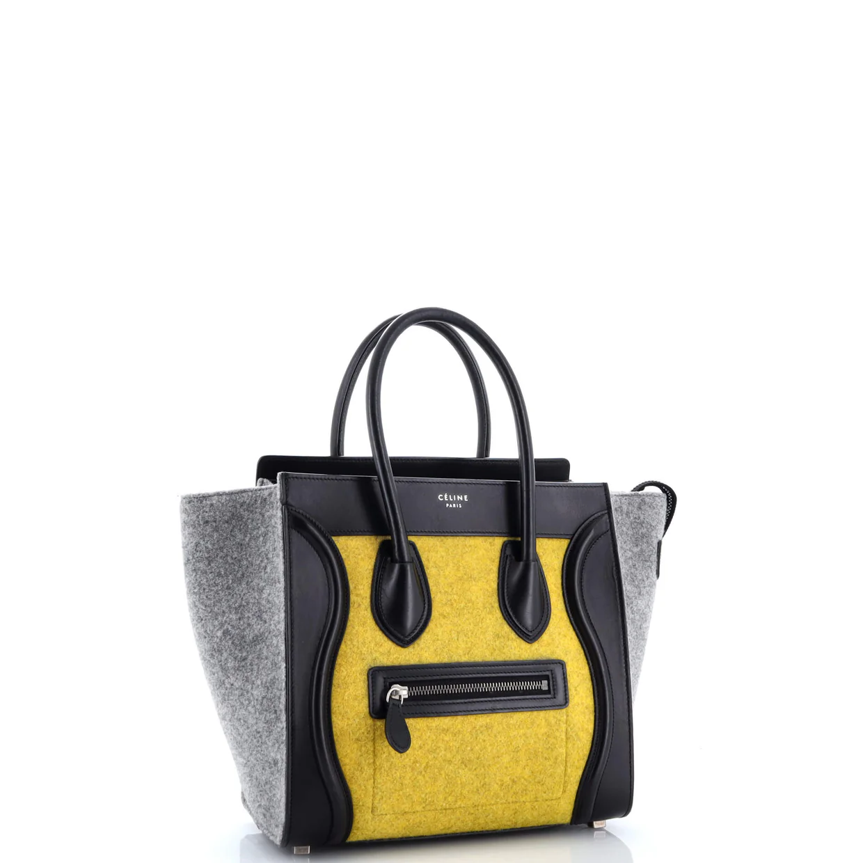 Tricolor Luggage Bag Felt Micro - Deep Luxury