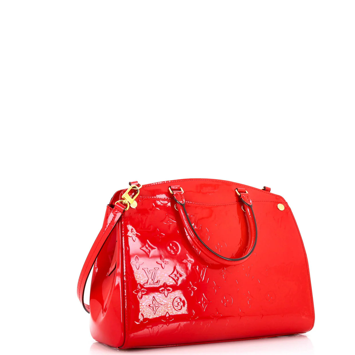 Brea NM Handbag Monogram Vernis MM - Deep Luxury