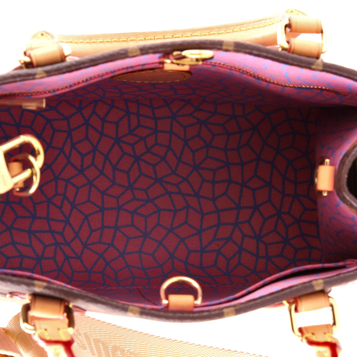 OnTheGo Tote Yayoi Kusama Pumpkins Monogram Canvas PM - Deep Luxury