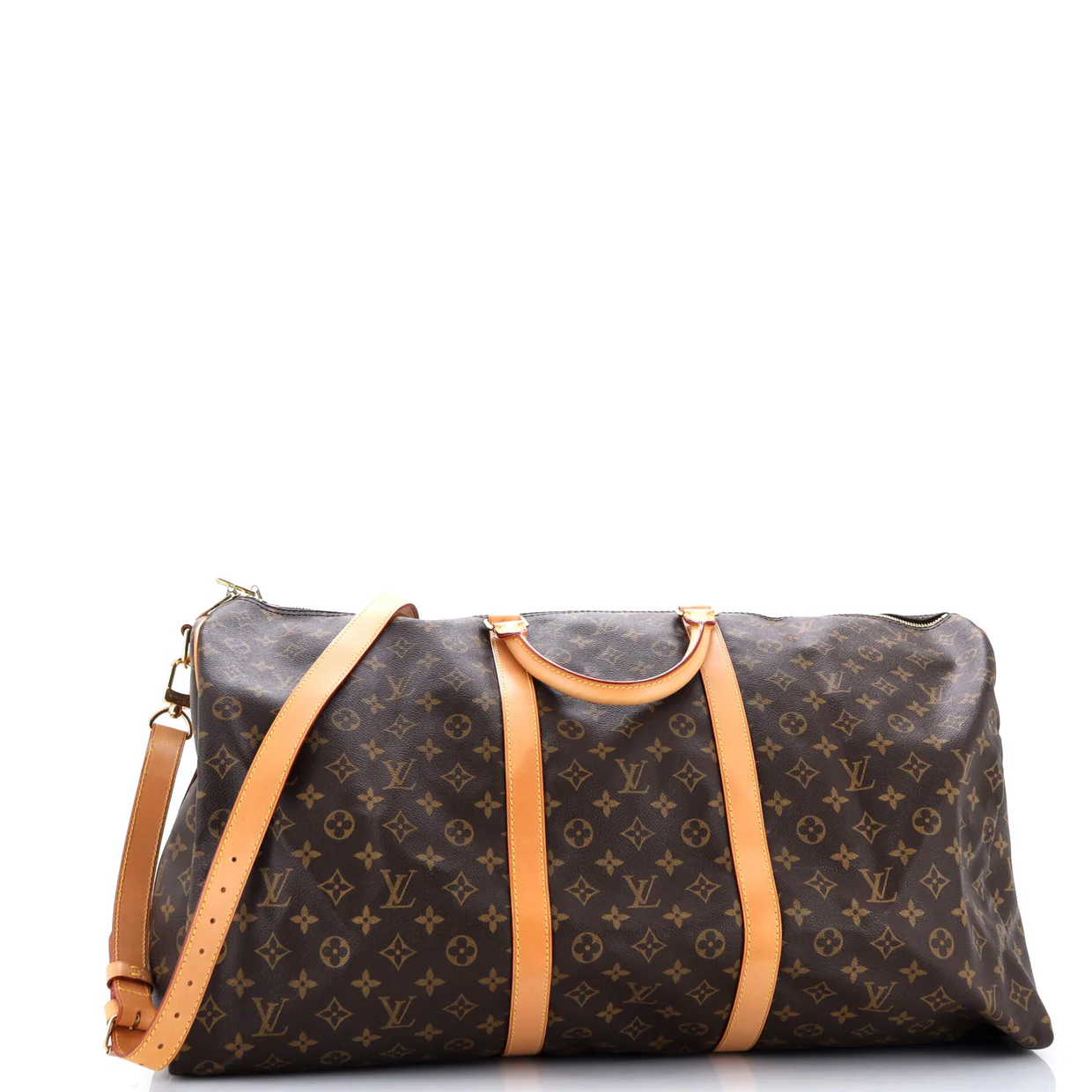 Keepall Bandouliere Bag Monogram Canvas 60 - Deep Luxury