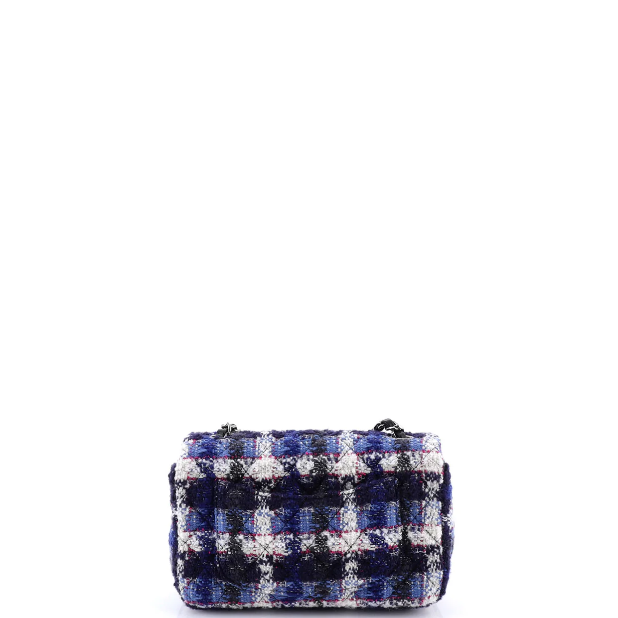 Classic Single Flap Bag Quilted Tweed Mini - Deep Luxury