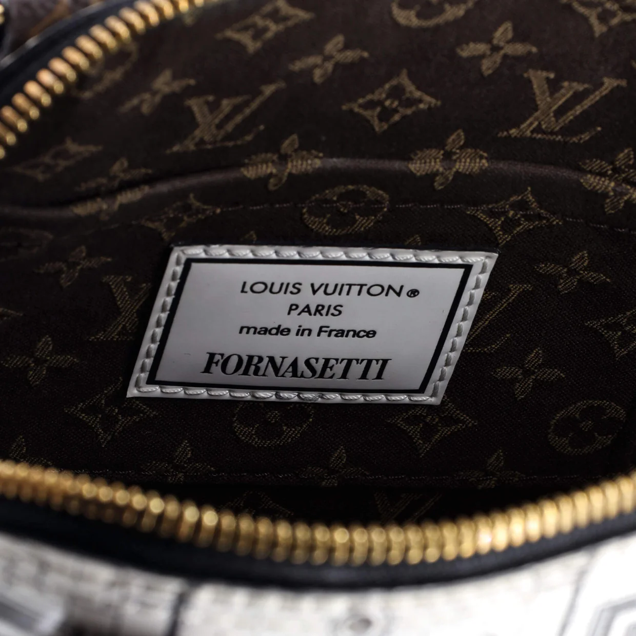 Alma Handbag Limited Edition Fornasetti Architettura Print Leather and Monogram Canvas BB - Deep Luxury