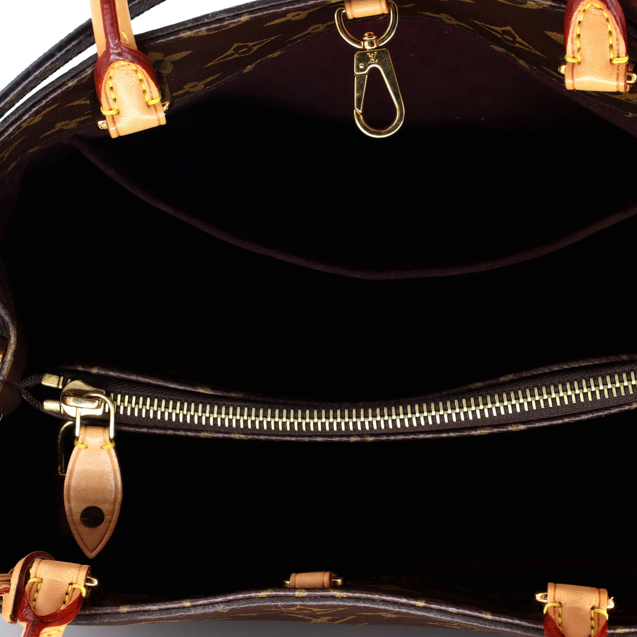 Montaigne Handbag Monogram Canvas MM - Deep Luxury