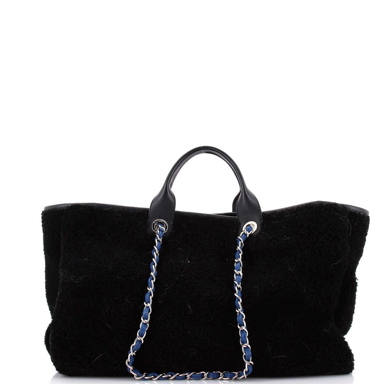 Deauville Tote Shearling Large - Deep Luxury