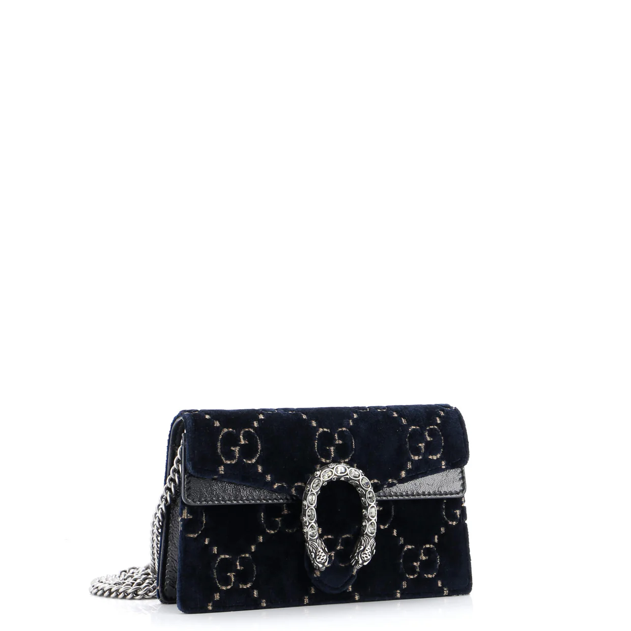 Dionysus Bag GG Velvet Super Mini - Deep Luxury