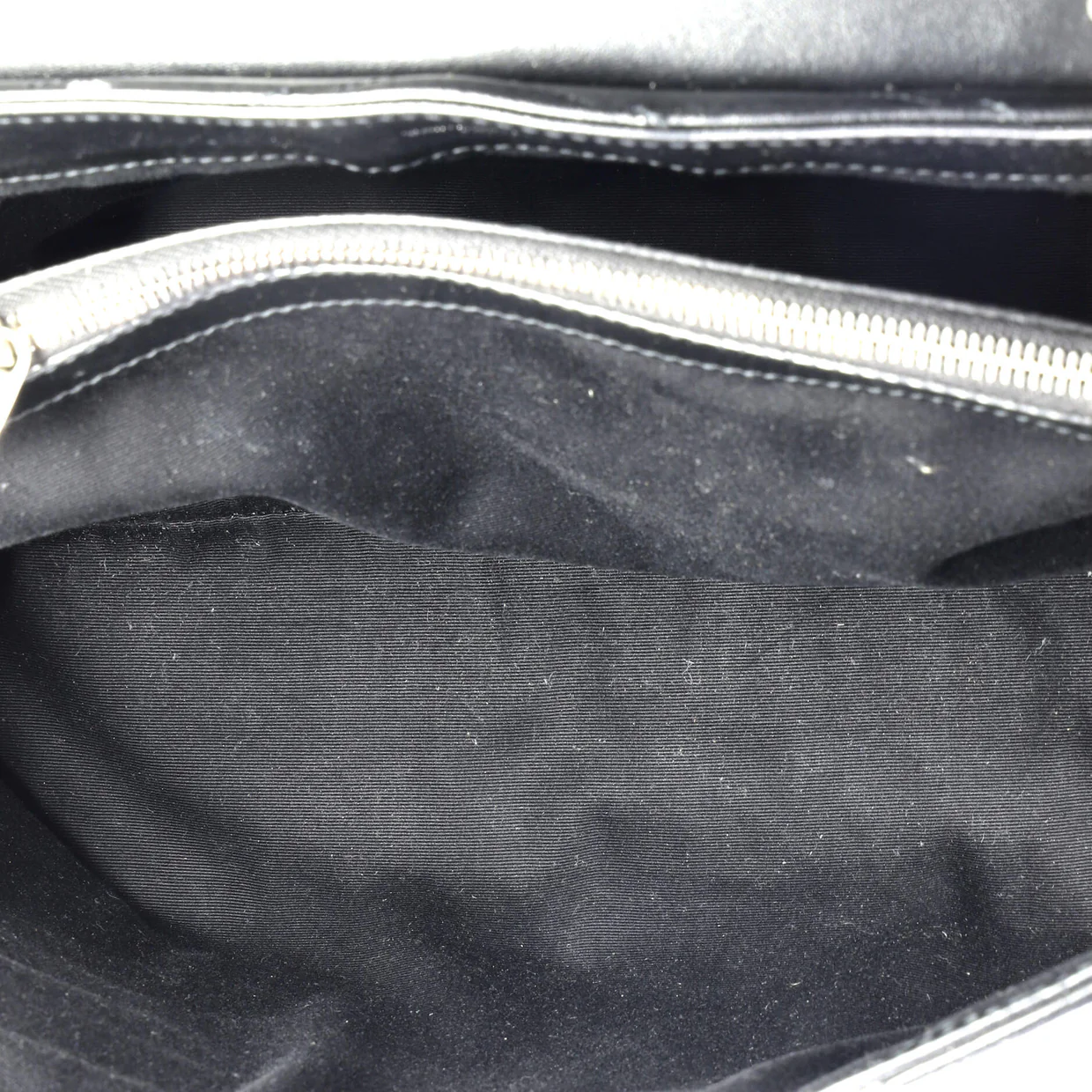 Loulou Shoulder Bag Matelasse Chevron Leather Large - Deep Luxury