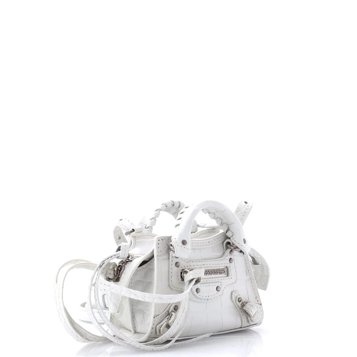 Neo Classic City Bag Crocodile Embossed Leather Super Nano - Deep Luxury