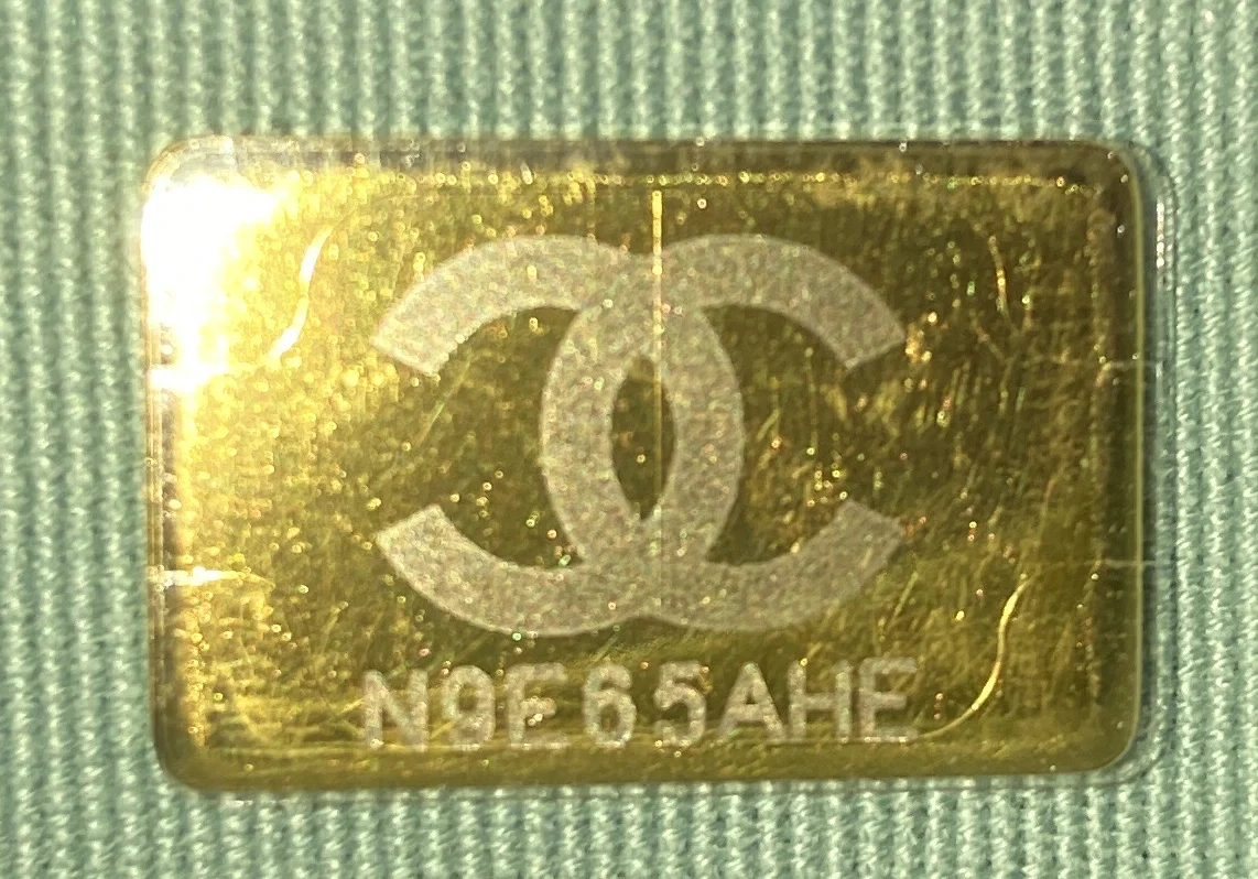 Quilted CC Wallet on Chain Quilted Metallic Lambskin - Deep Luxury