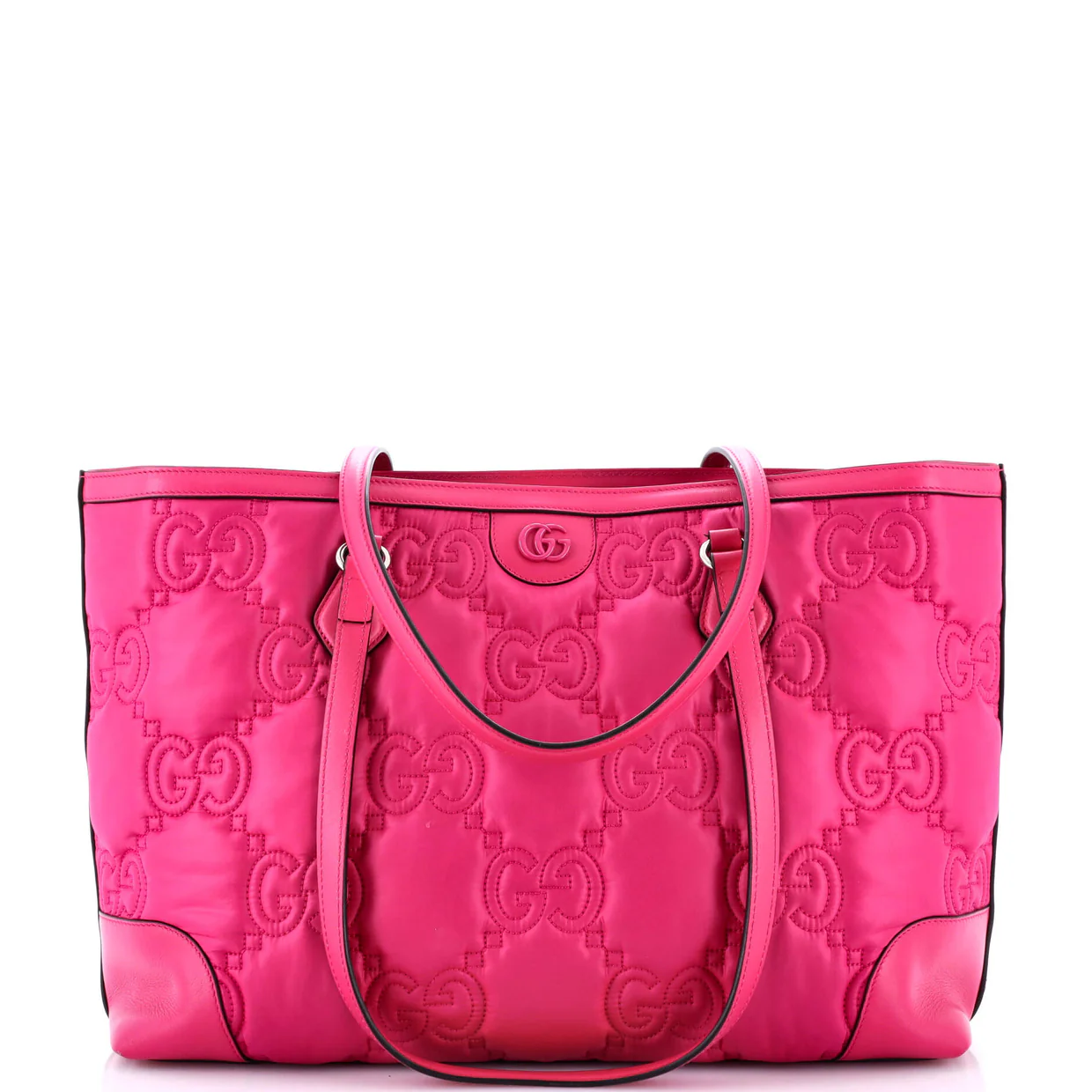 Ophidia Open Tote GG Matelasse Leather Medium - Deep Luxury