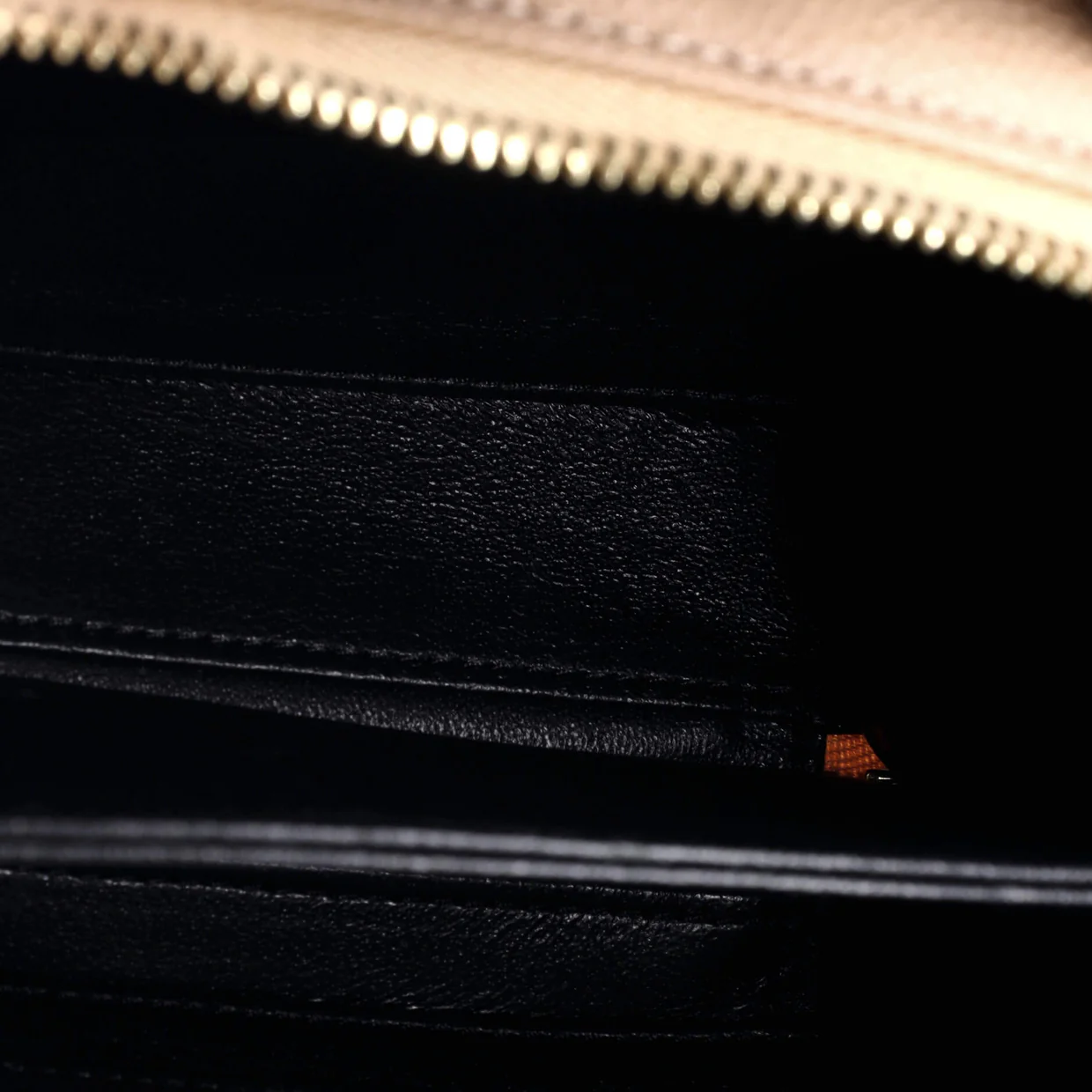 Filigree Vanity Case Quilted Caviar Small - Deep Luxury