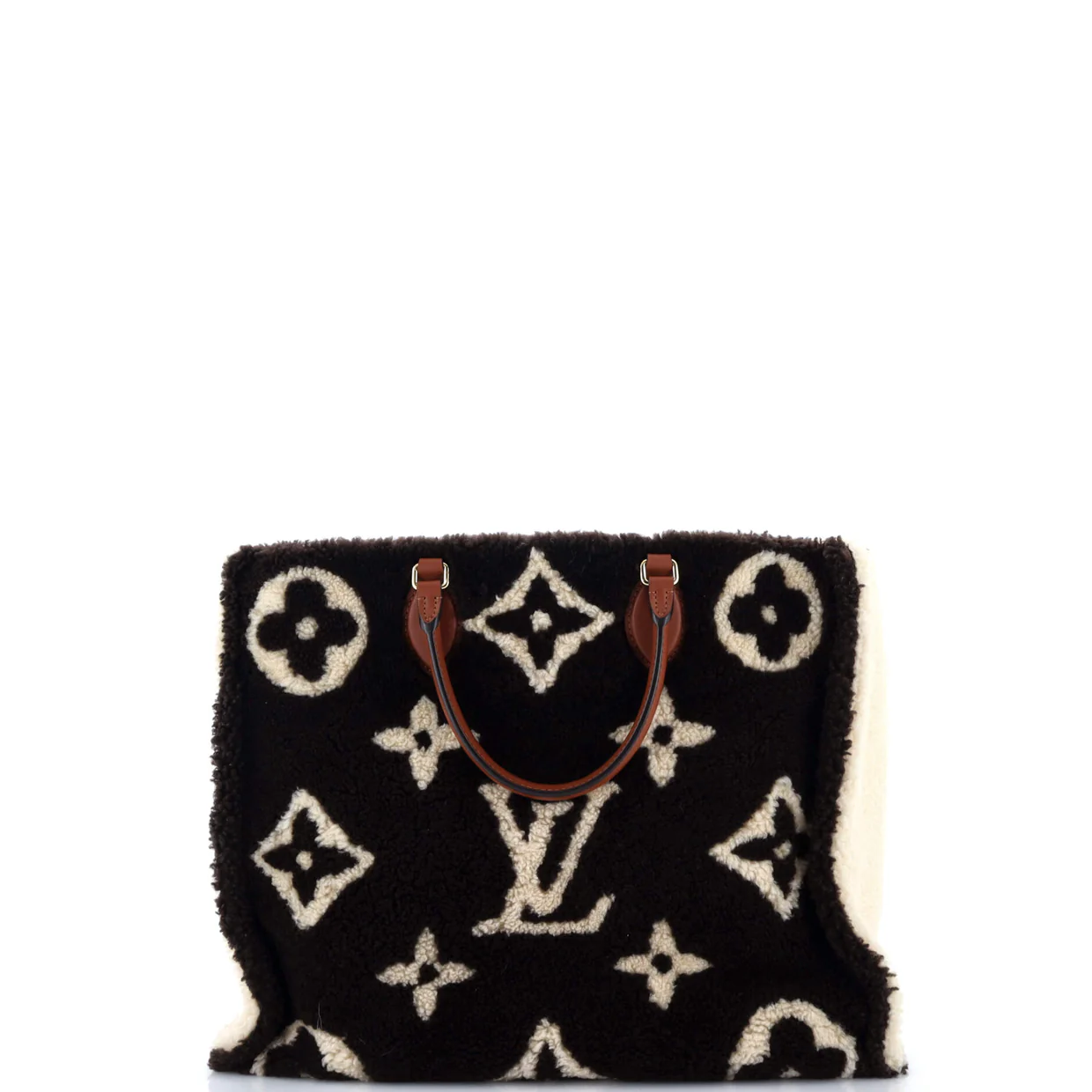 OnTheGo Tote Monogram Giant Teddy Fleece GM - Deep Luxury