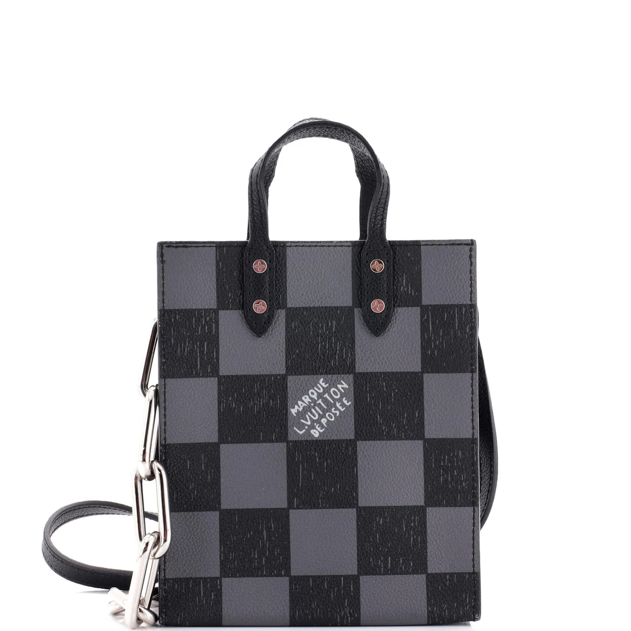 Sac Plat Bag Limited Edition Marque Deposee Damier Giant XS - Deep Luxury