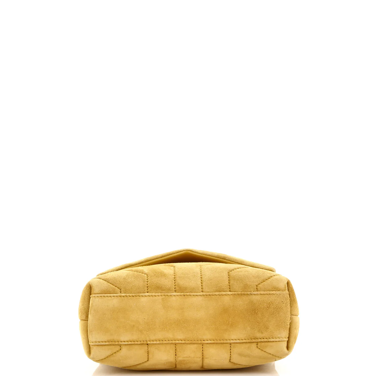 Loulou Shoulder Bag Matelasse Chevron Suede Toy - Deep Luxury