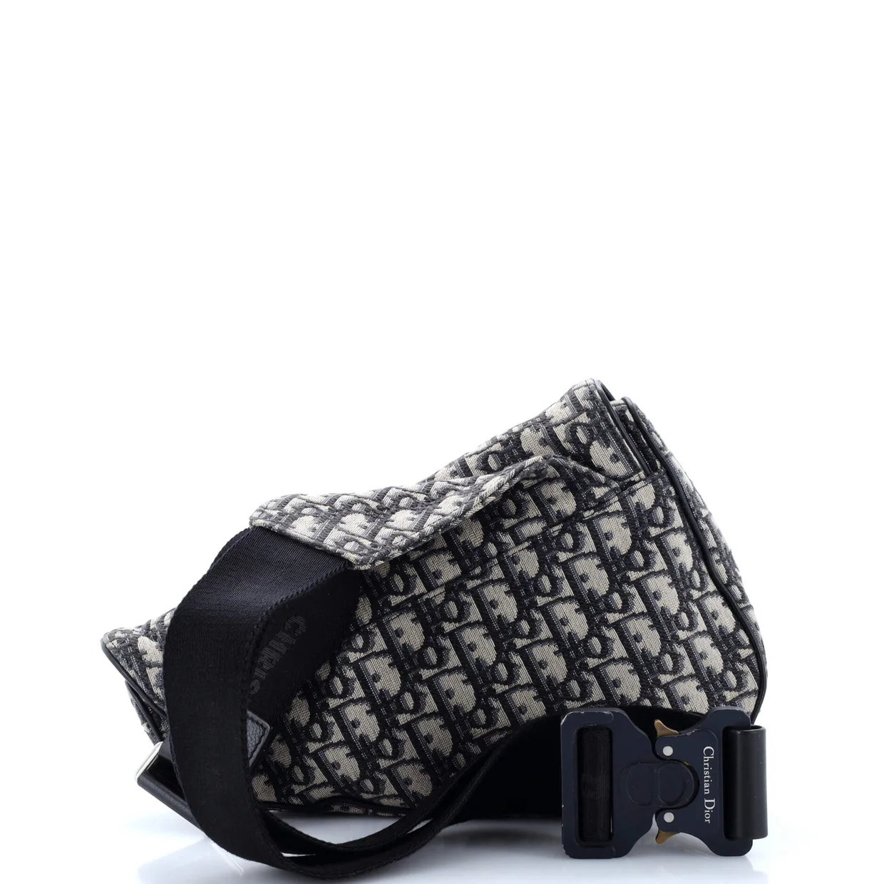 Saddle Crossbody Bag Oblique Canvas - Deep Luxury
