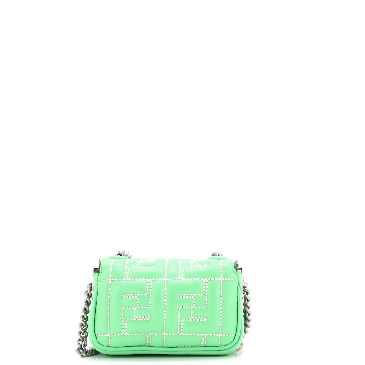 Baguette NM Bag Zucca Embossed Leather Nano - Deep Luxury