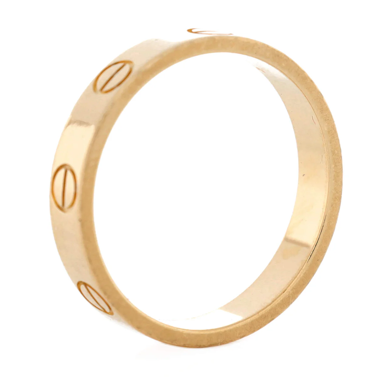 Love Wedding Band Ring 18K Yellow Gold - Deep Luxury
