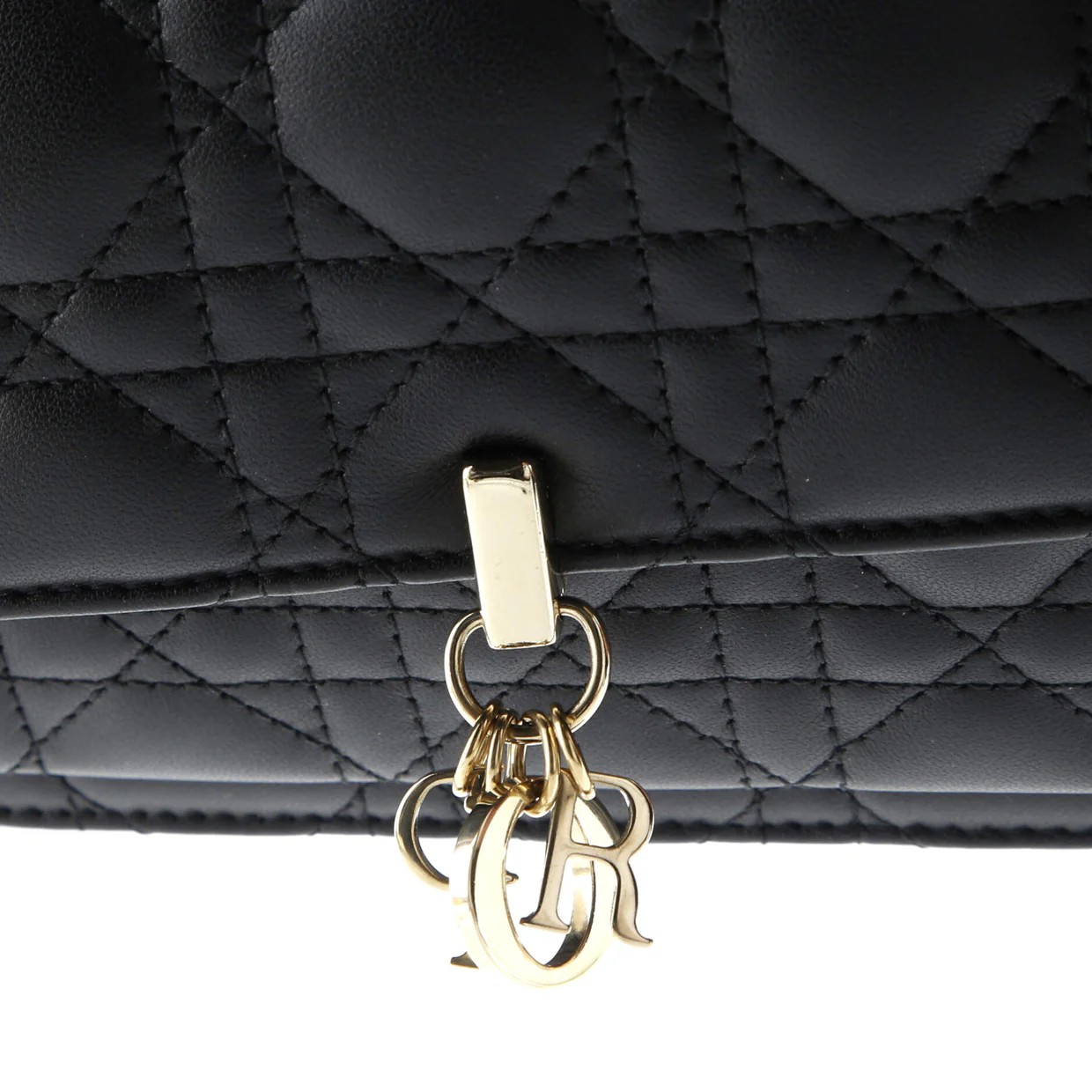 Miss Dior Charms Chain Pouch Cannage Quilt Lambskin - Deep Luxury