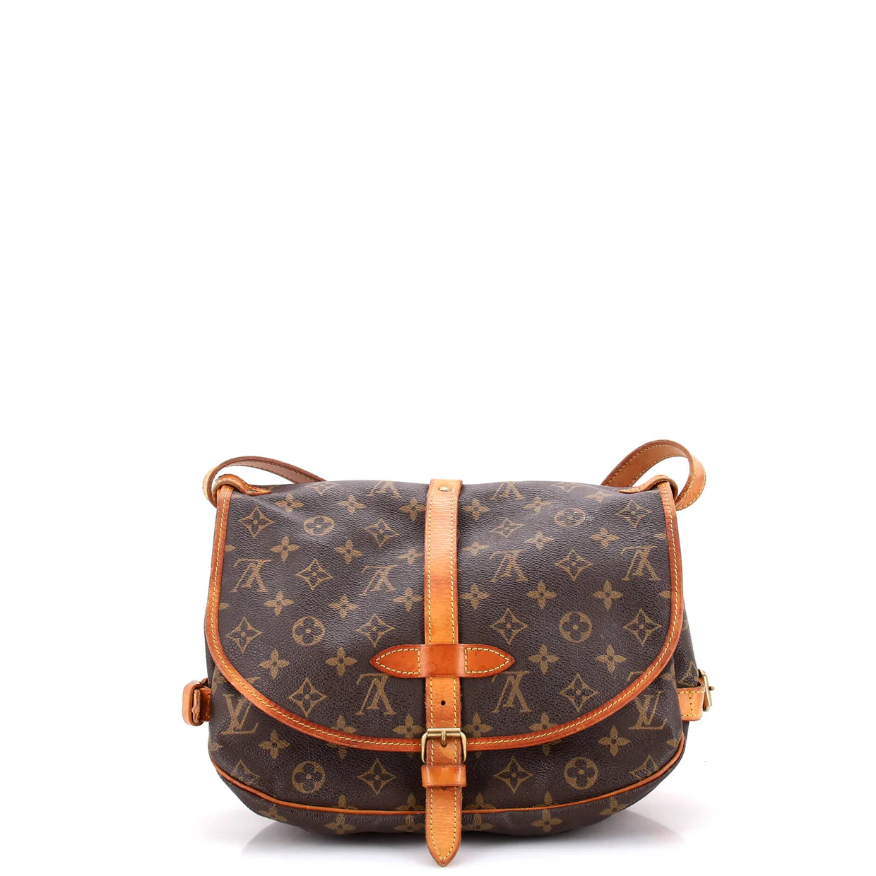 Saumur Handbag Monogram Canvas 30 - Deep Luxury