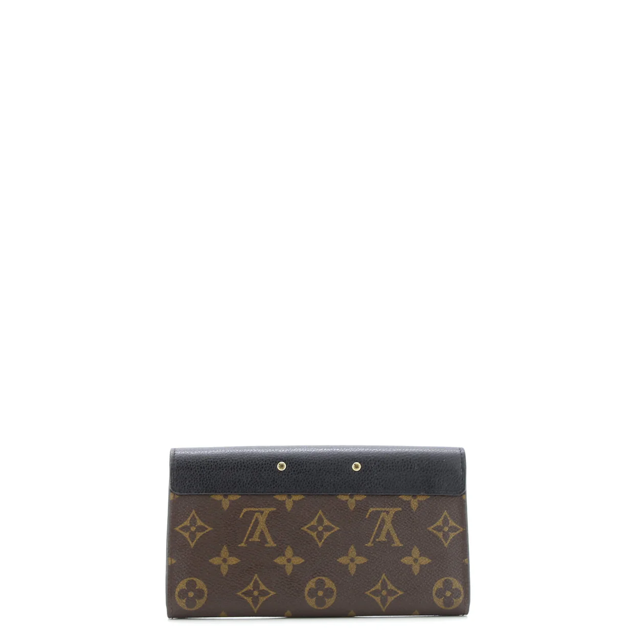 Pallas Wallet Monogram Canvas and Calfskin - Deep Luxury