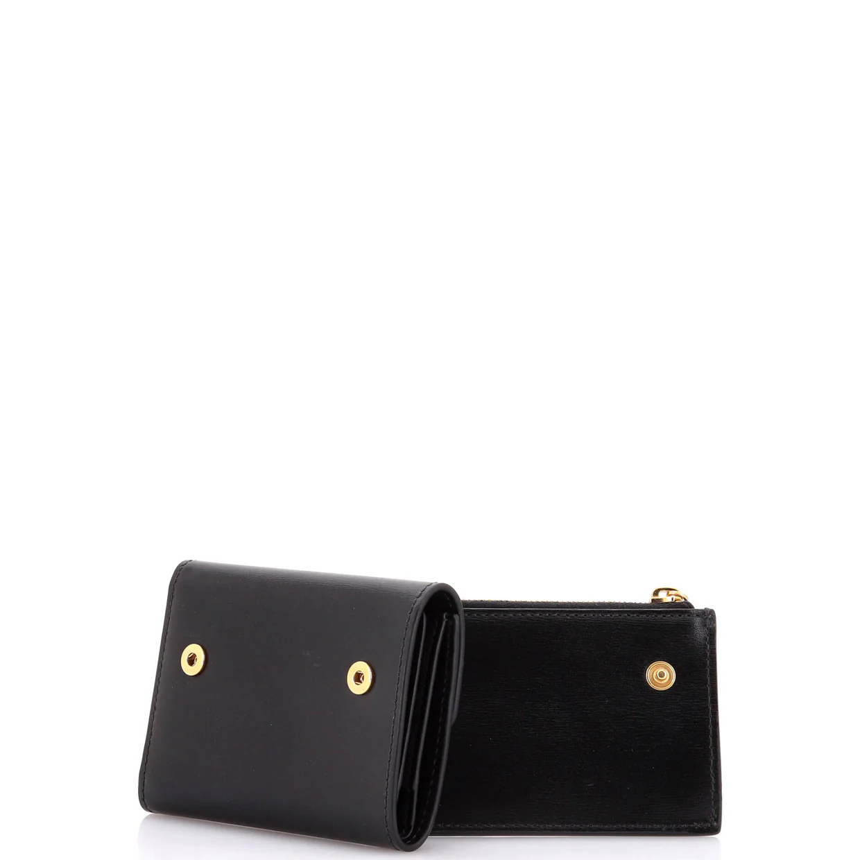Triomphe Trifold Wallet Leather Small - Deep Luxury