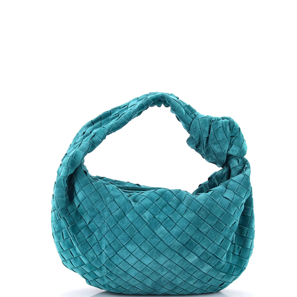 BV Jodie Hobo Intrecciato Suede Teen - Deep Luxury