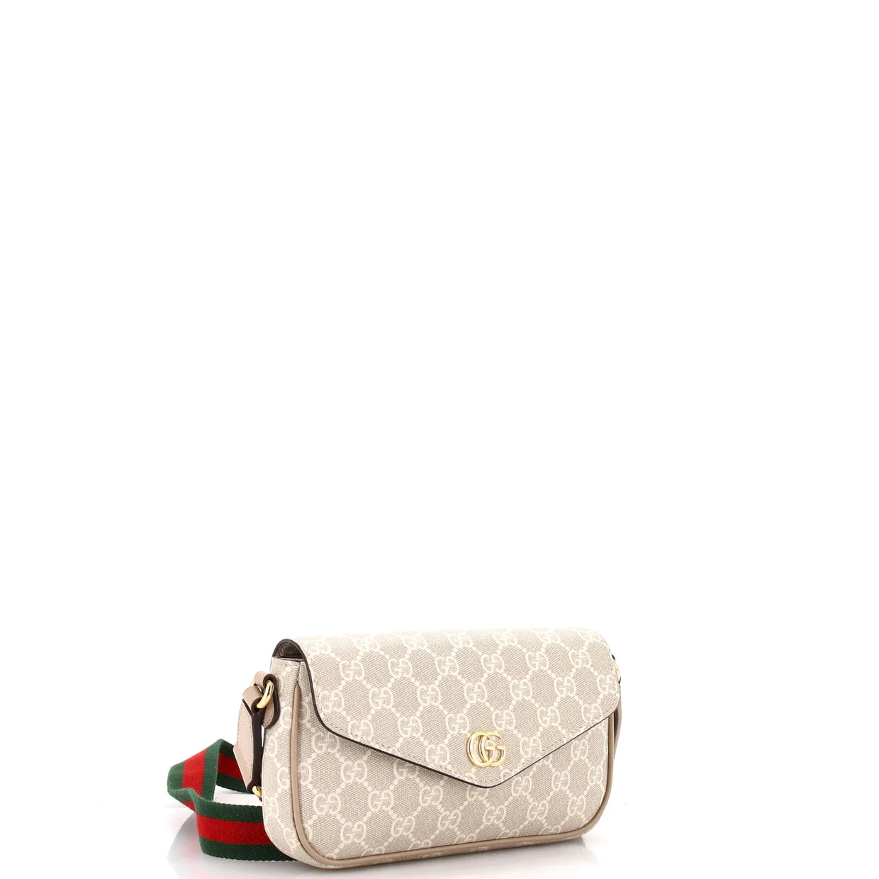 Ophidia Envelope Flap Shoulder Bag GG Coated Canvas Mini - Deep Luxury