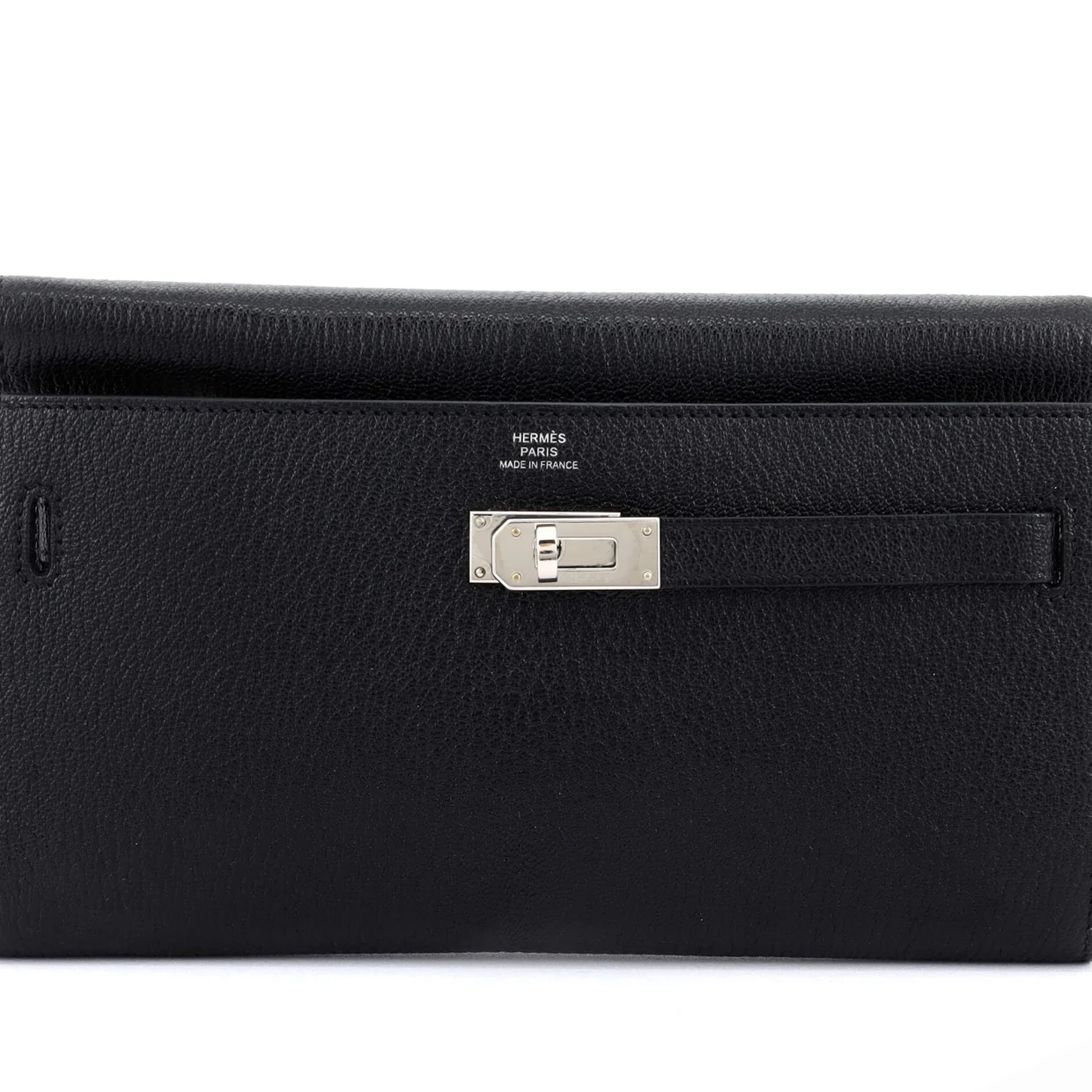 Kelly To Go Wallet Chevre Mysore - Deep Luxury