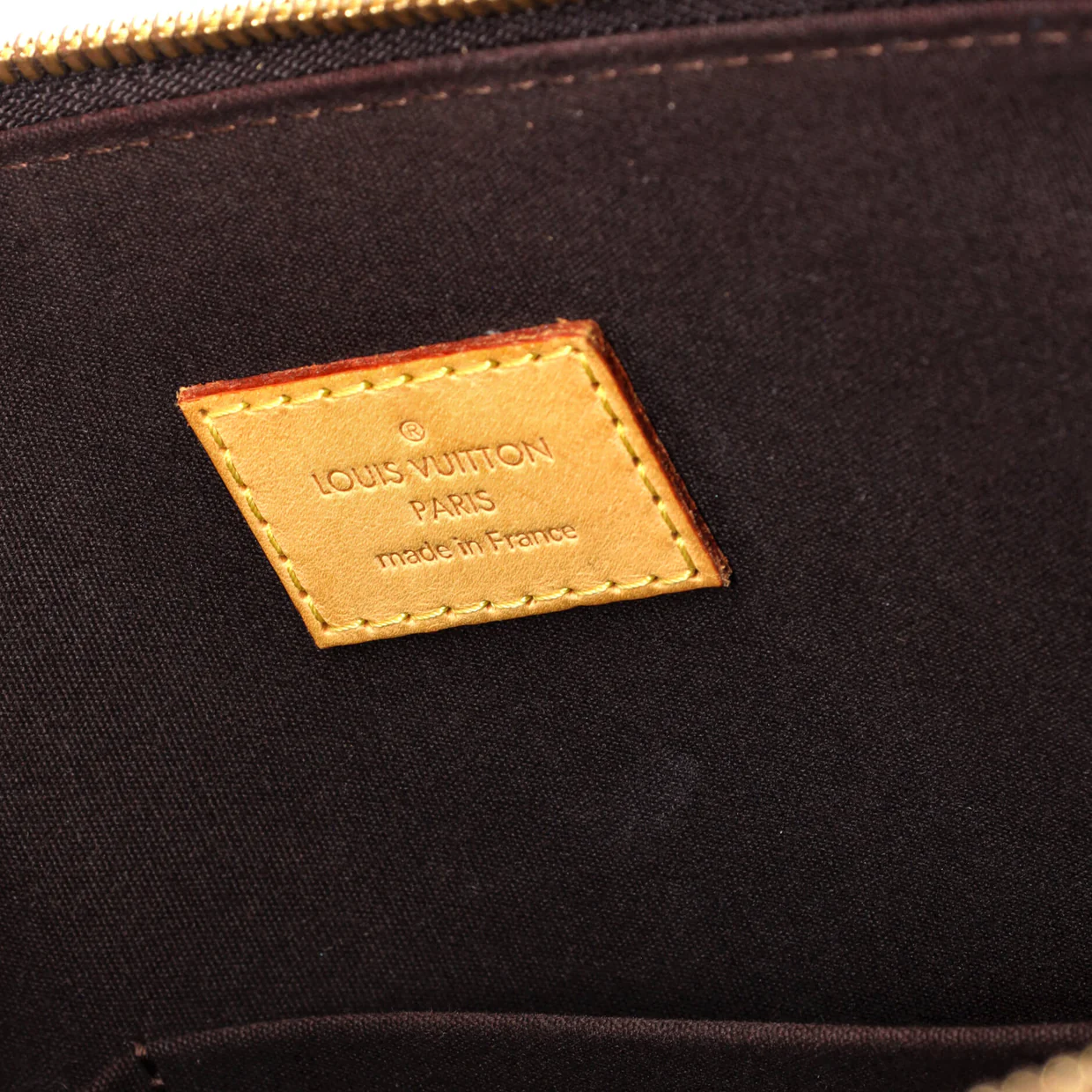 Alma Handbag Monogram Vernis GM - Deep Luxury