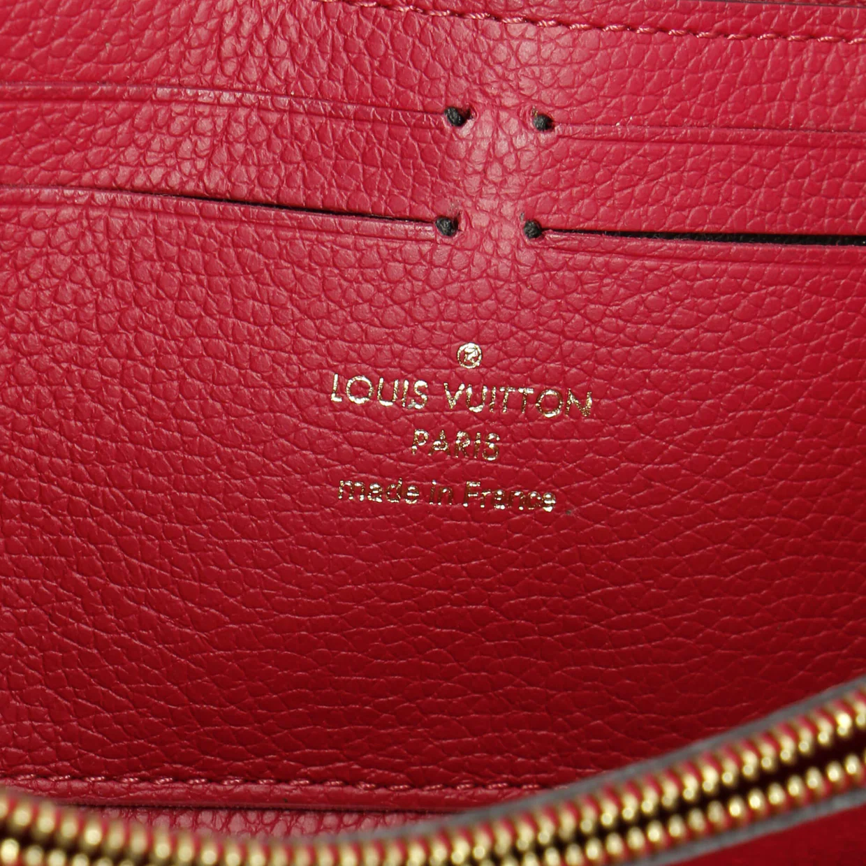 Clemence Wallet Monogram Empreinte Leather - Deep Luxury