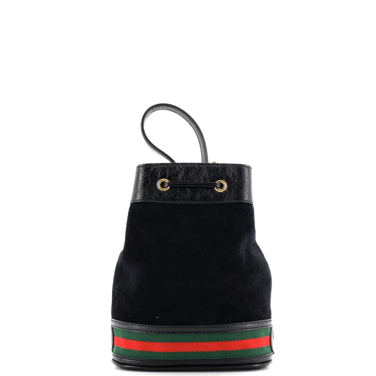 Ophidia Bucket Bag Suede Small - Deep Luxury