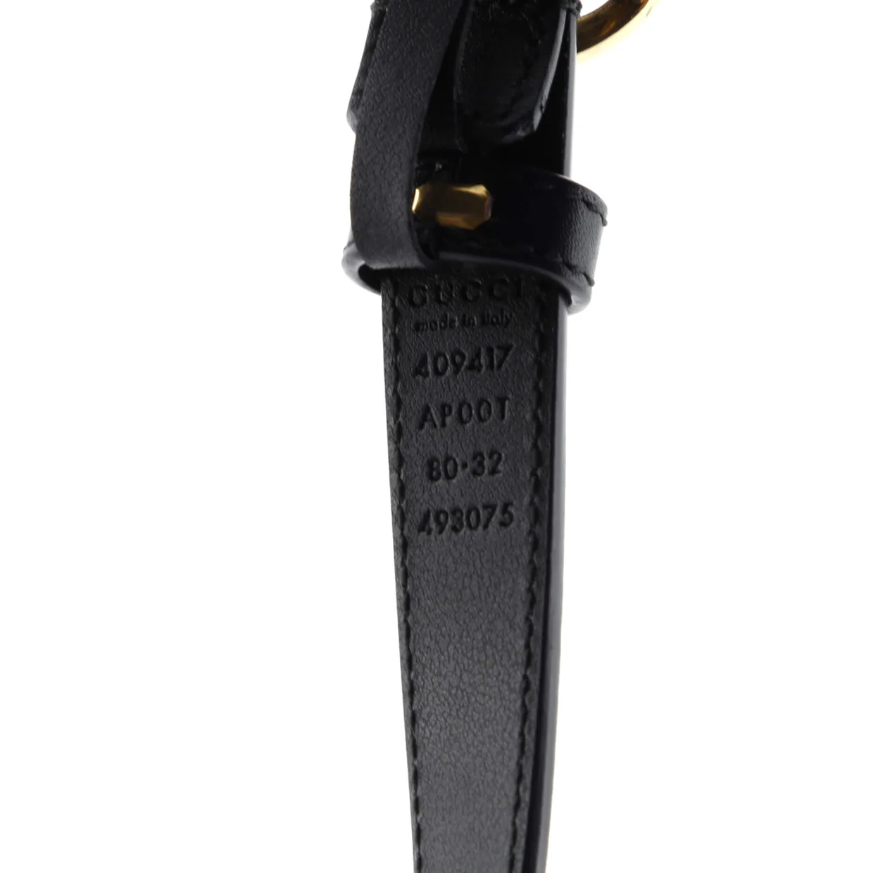 GG Marmont Belt Leather Thin - Deep Luxury